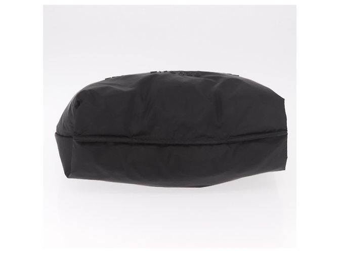 Borsa a mano Salvatore Ferragamo in nylon nero Auth ka5019A - vista 6