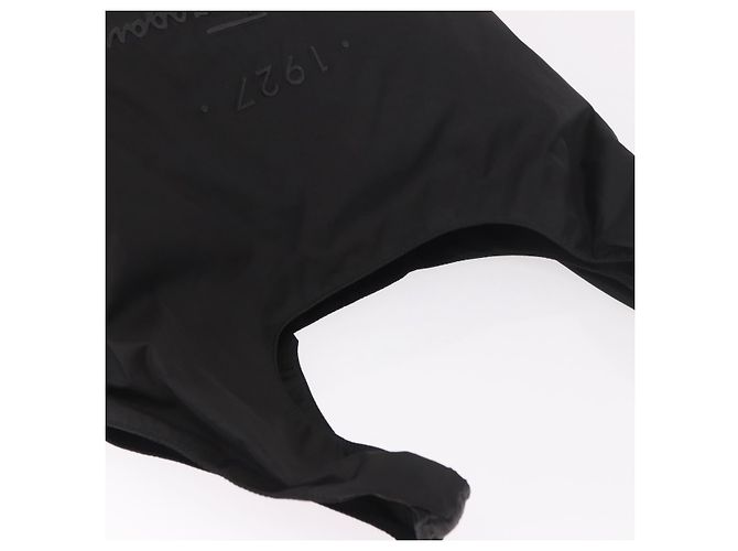 Borsa a mano Salvatore Ferragamo in nylon nero Auth ka5019A - vista 7