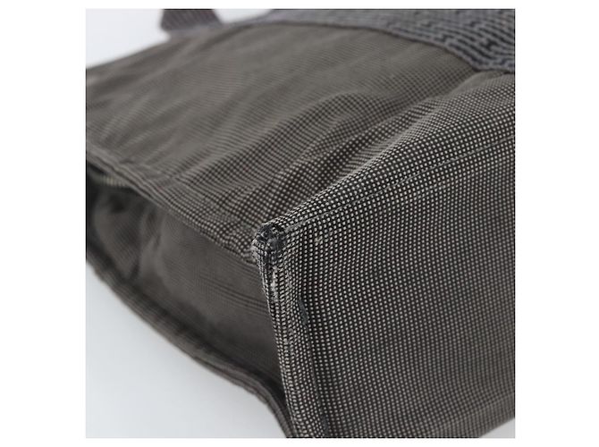 Hermès HERMES Her Line MM Handtasche Canvas Grau Silber Authentisch 189544 Braun - Ansicht 13