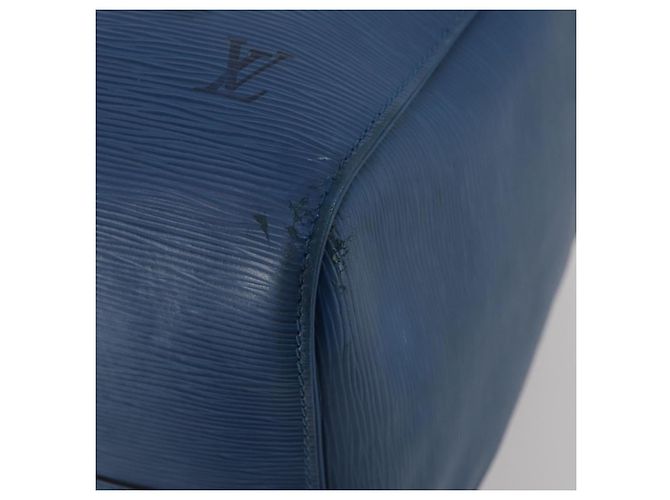 LOUIS VUITTON Epi Keepall 50 Boston Bag Blue M42965 LV Auth bs35627 - vista 16