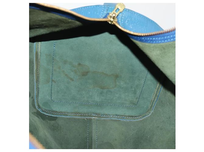 LOUIS VUITTON Epi Keepall 50 Boston Bag Blue M42965 LV Auth bs35627 - vista 21