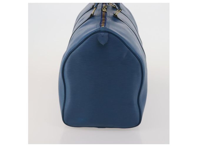 LOUIS VUITTON Epi Keepall 50 Boston Bag Blue M42965 LV Auth bs35627 - vista 4