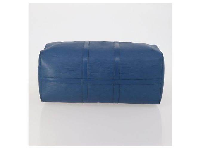 LOUIS VUITTON Epi Keepall 50 Boston Bag Blue M42965 LV Auth bs35627 - vista 5