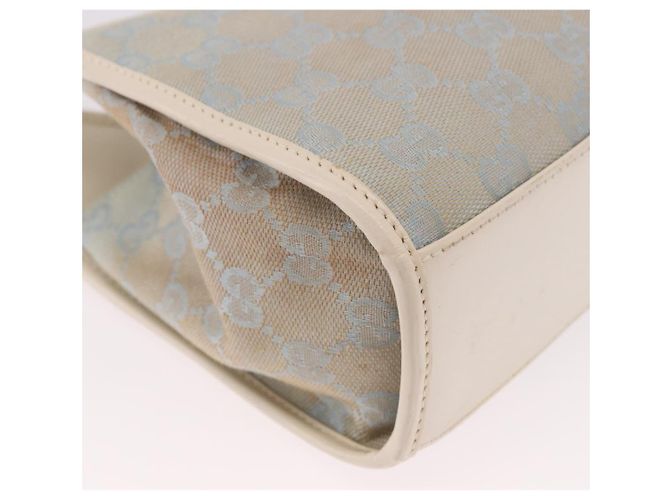 Borsa a mano Jackie GG Canvas Gucci azzurro chiaro oro 002 5068 Auth 190748 D'oro Blu chiaro - vista 11