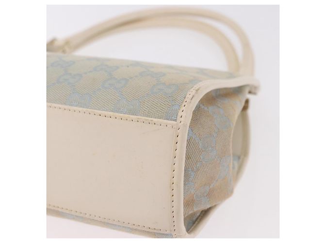 Borsa a mano Jackie GG Canvas Gucci azzurro chiaro oro 002 5068 Auth 190748 D'oro Blu chiaro - vista 14