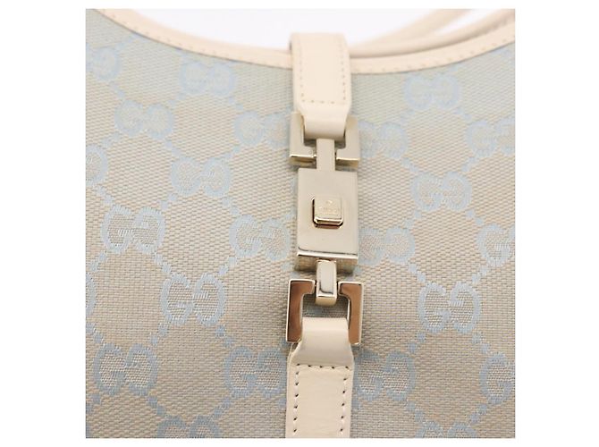 Borsa a mano Jackie GG Canvas Gucci azzurro chiaro oro 002 5068 Auth 190748 D'oro Blu chiaro - vista 15