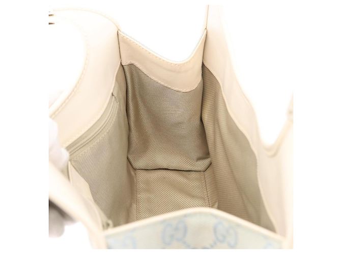 Borsa a mano Jackie GG Canvas Gucci azzurro chiaro oro 002 5068 Auth 190748 D'oro Blu chiaro - vista 18