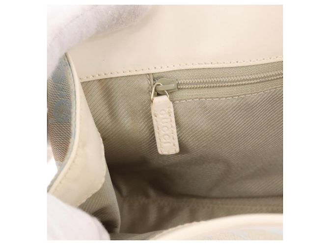 Borsa a mano Jackie GG Canvas Gucci azzurro chiaro oro 002 5068 Auth 190748 D'oro Blu chiaro - vista 20