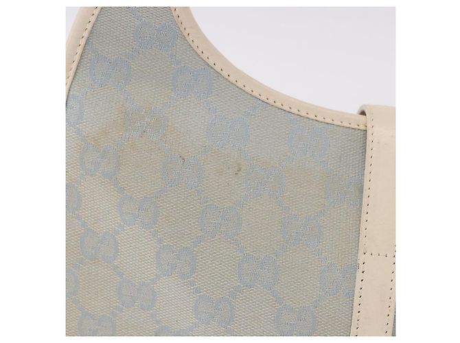 Borsa a mano Jackie GG Canvas Gucci azzurro chiaro oro 002 5068 Auth 190748 D'oro Blu chiaro - vista 4