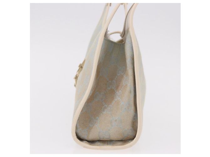 Borsa a mano Jackie GG Canvas Gucci azzurro chiaro oro 002 5068 Auth 190748 D'oro Blu chiaro - vista 5