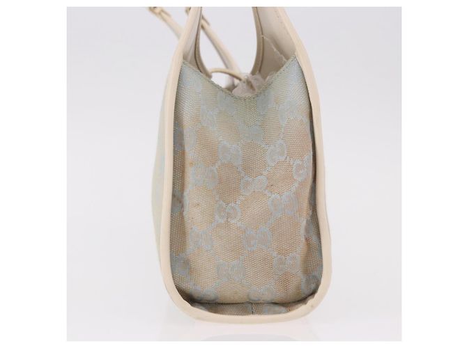 Borsa a mano Jackie GG Canvas Gucci azzurro chiaro oro 002 5068 Auth 190748 D'oro Blu chiaro - vista 6