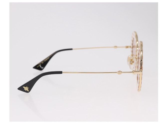Gafas de sol GUCCI metal Marrón Auth 189575M Castaño - vista 6