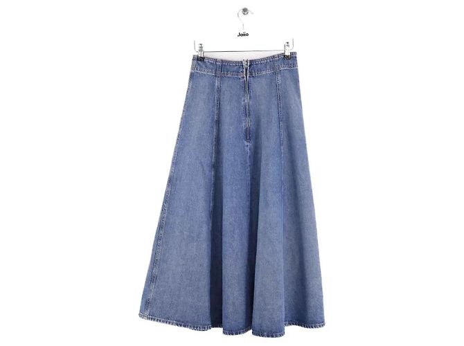 Falda de algodón azul Ulla Johnson - vista 3
