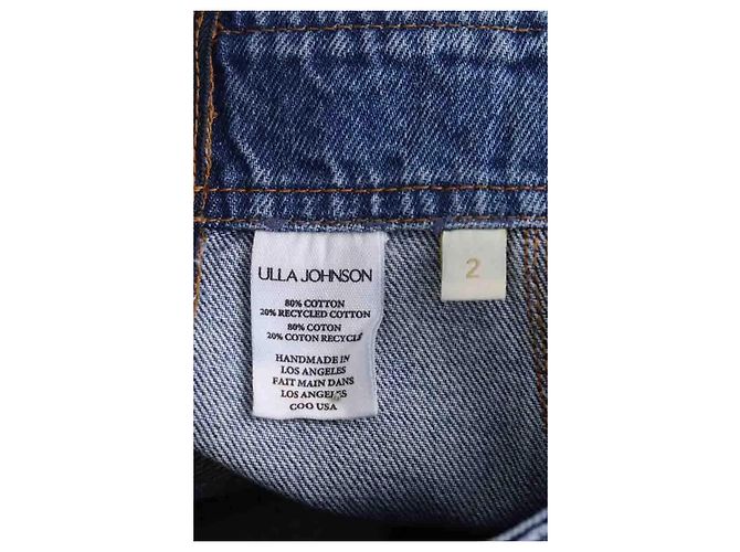 Falda de algodón azul Ulla Johnson - vista 6