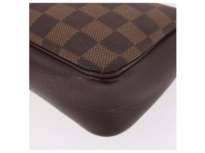 LOUIS VUITTON Damier Ebene Trousse Make Up Pouch N51982 LV Auth ka5085 - vista 15
