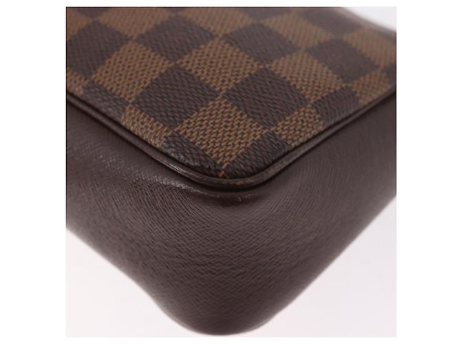 LOUIS VUITTON Damier Ebene Trousse Make Up Pouch N51982 LV Auth ka5085 - vista 17