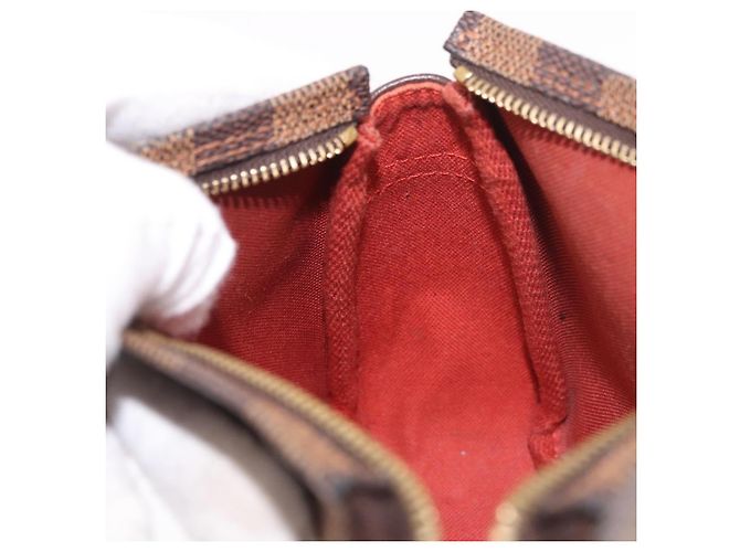 LOUIS VUITTON Damier Ebene Trousse Make Up Pouch N51982 LV Auth ka5085 - vista 21