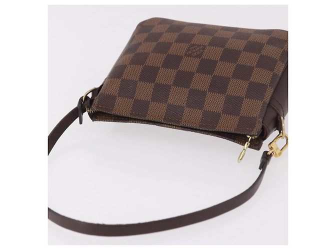 LOUIS VUITTON Damier Ebene Trousse Make Up Pouch N51982 LV Auth ka5085 - vista 6