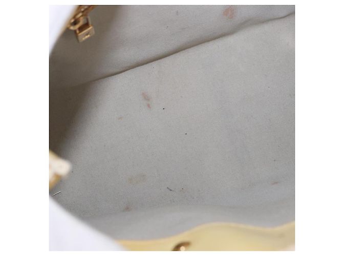LOUIS VUITTON Monogram Vernis Reade PM Hand Bag Perle M91336 LV Auth BA13750 - vista 11