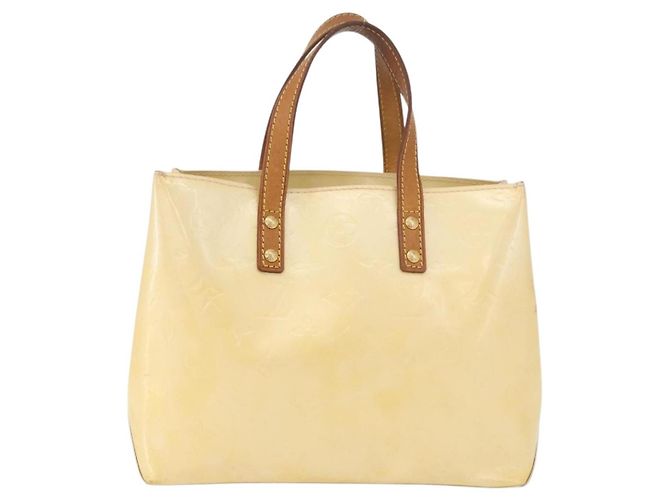 LOUIS VUITTON Monogram Vernis Reade PM Hand Bag Perle M91336 LV Auth BA13750 - vista 13
