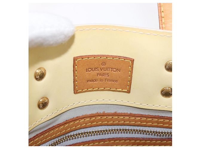 LOUIS VUITTON Monogram Vernis Reade PM Hand Bag Perle M91336 LV Auth BA13750 - vista 18