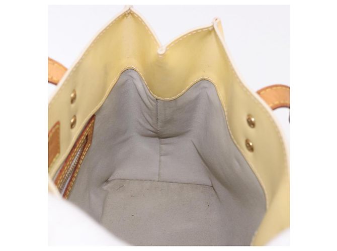 LOUIS VUITTON Monogram Vernis Reade PM Hand Bag Perle M91336 LV Auth BA13750 - vista 19