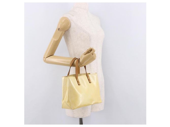 LOUIS VUITTON Monogram Vernis Reade PM Hand Bag Perle M91336 LV Auth BA13750 - vista 23