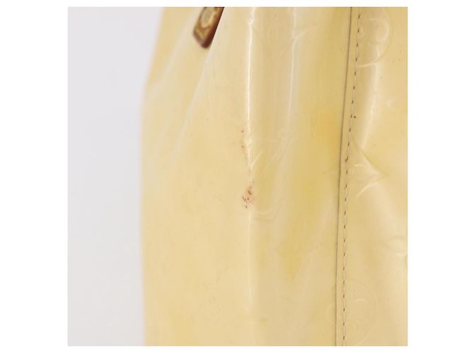LOUIS VUITTON Monogram Vernis Reade PM Hand Bag Perle M91336 LV Auth BA13750 - vista 4