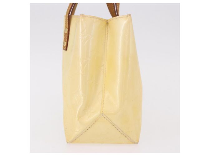 LOUIS VUITTON Monogram Vernis Reade PM Hand Bag Perle M91336 LV Auth BA13750 - vista 5