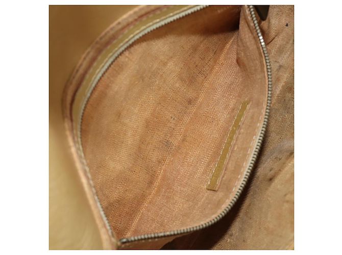 FENDI Zucca Canvas Mamma Baguette Schultertasche aus Leder Gold Auth 189267SAM - Ansicht 28