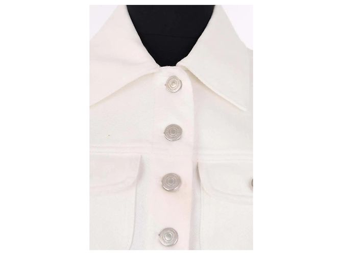 Courreges Chaqueta Courrèges de algodón blanco - vista 2