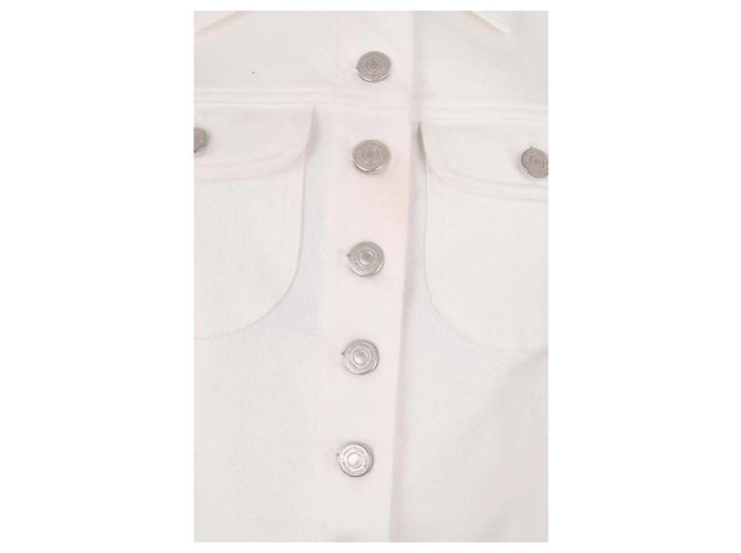 Courreges Chaqueta Courrèges de algodón blanco - vista 3