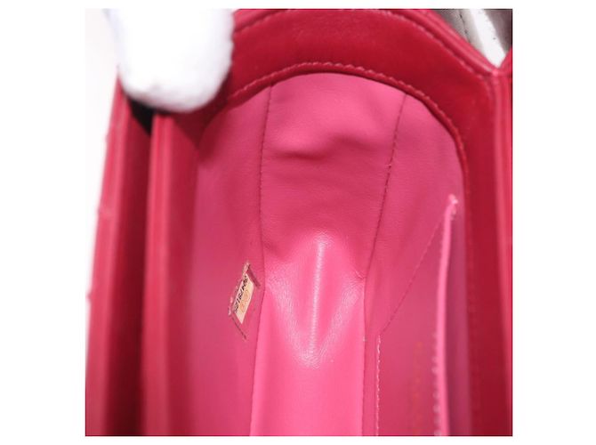 CHANEL Borsa a Spalla Matelassé in Pelle di Agnello Rossa con Catena e CC Oro Autentica 190119SAM Rosso D'oro - vista 27