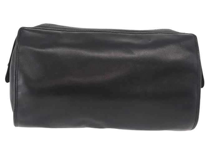 Borsa a tracolla Christian Dior in pelle nera e oro Auth bs35919 Nero D'oro - vista 2