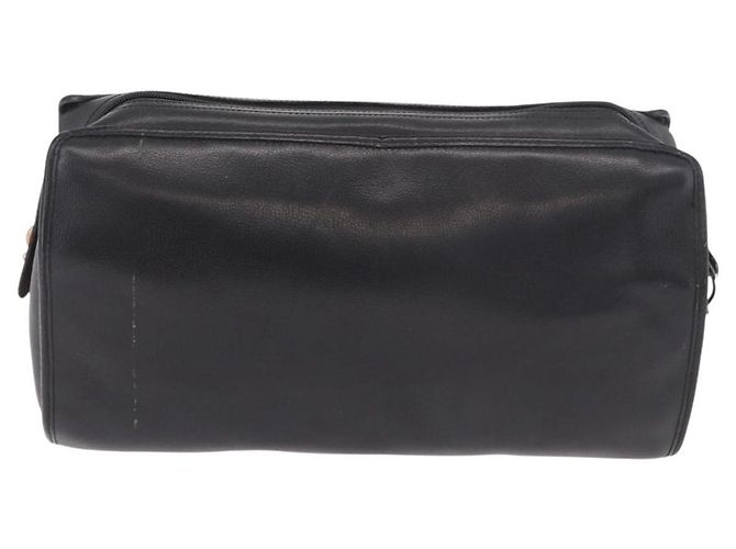 Borsa a tracolla Christian Dior in pelle nera e oro Auth bs35919 Nero D'oro - vista 3