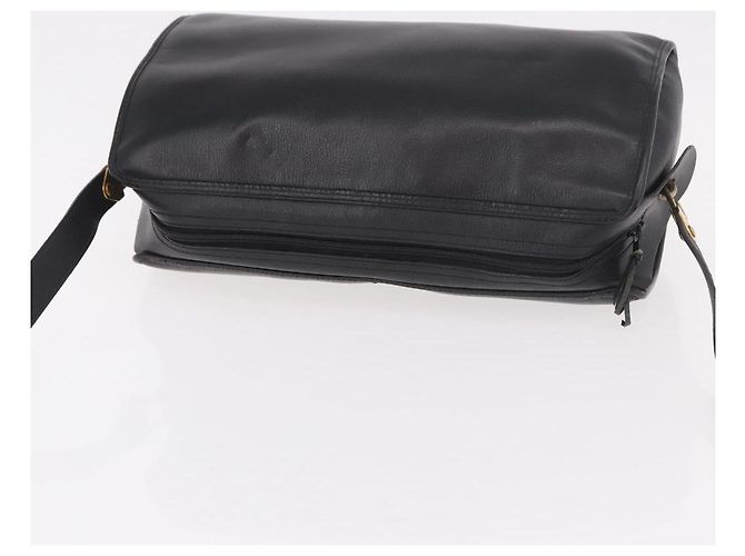 Borsa a tracolla Christian Dior in pelle nera e oro Auth bs35919 Nero D'oro - vista 6