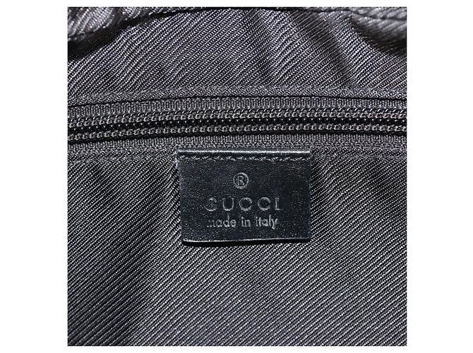 GUCCI GG Canvas Shoulder Bag Black Silver 019 0433 3444 Auth ka4995 Silvery - view 18