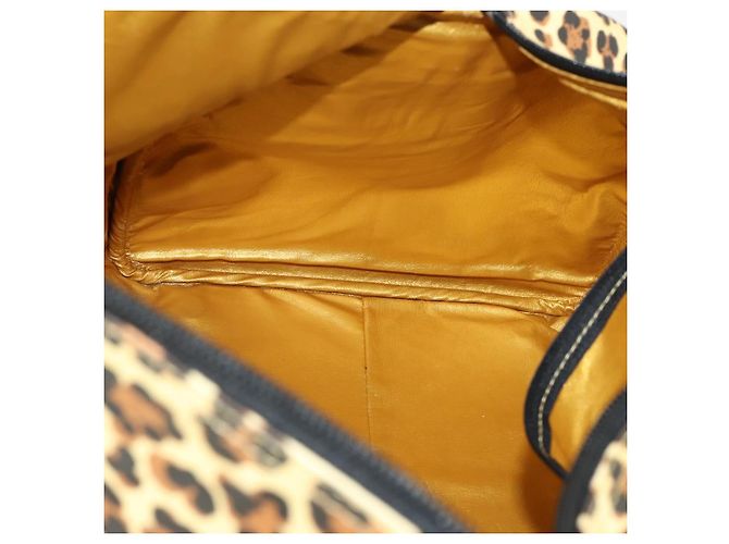Borsa Boston Gianni Versace in PVC e tela 2way Giallo Oro Autentica 187294 - vista 21