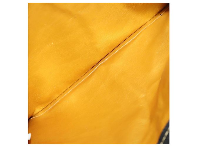 Borsa Boston Gianni Versace in PVC e tela 2way Giallo Oro Autentica 187294 - vista 24