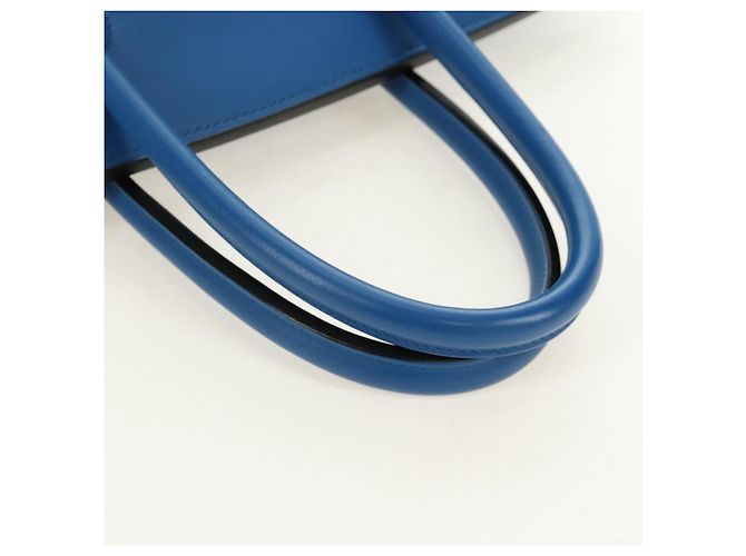 Hermès Borsa HERMES Birkin 35 in pelle blu oro autentica 188015SM D'oro - vista 7