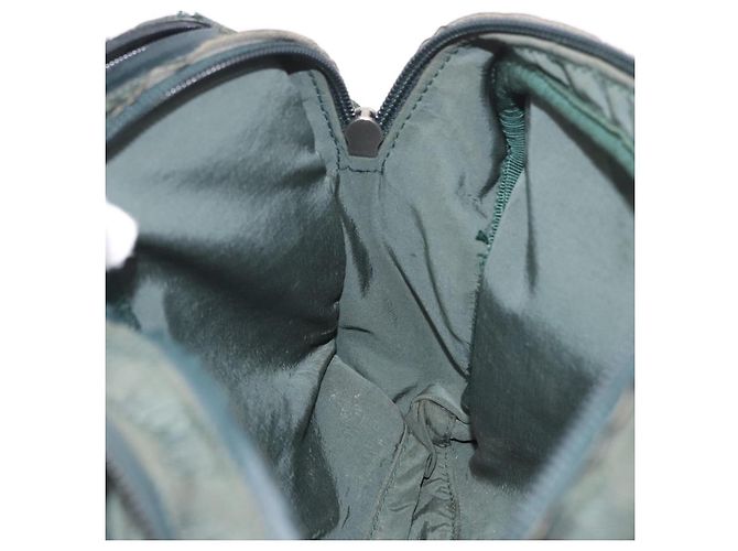Borsa a tracolla BURBERRY Nova Check Nylon Verde Argento Auth 189973 - vista 20