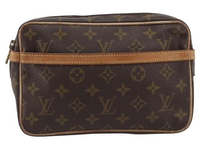 LOUIS VUITTON Monogram Compiegne 23 Clutch M51847 LV Auth ep14995 Monogramma - vista 13