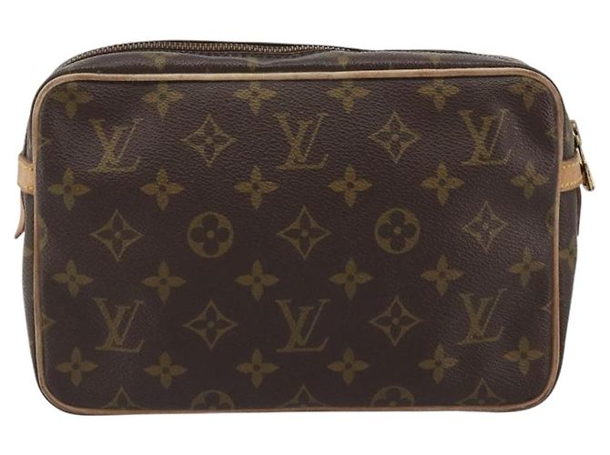 LOUIS VUITTON Monogram Compiegne 23 Clutch M51847 LV Auth ep14995 Monogramma - vista 2