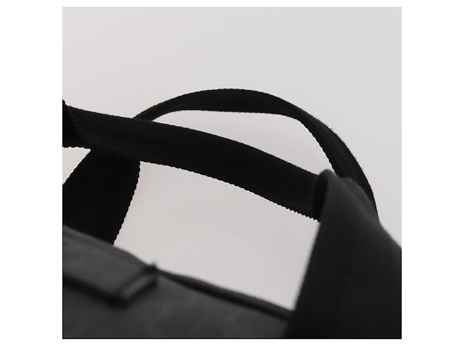 Borsa Boston GUCCI GG Supreme in PVC Nero Argento Auth 188355A - vista 8