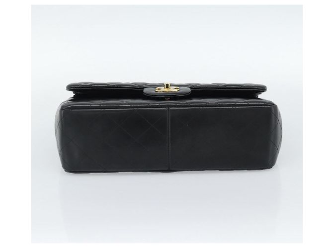 CHANEL Matelasse 30 Chain Shoulder Bag Lamb Skin Gold Black CC Auth 190118SAM Nero D'oro - vista 5