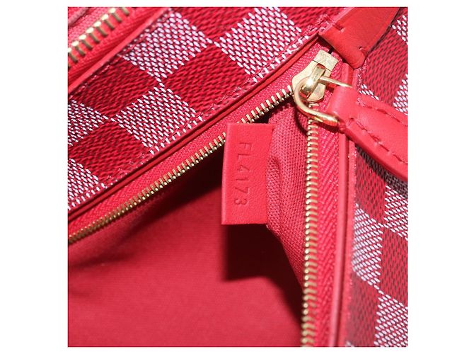 LOUIS VUITTON Damier Color Module Clutch Bag Carmine N41306 LV Auth 188805 - vista 12