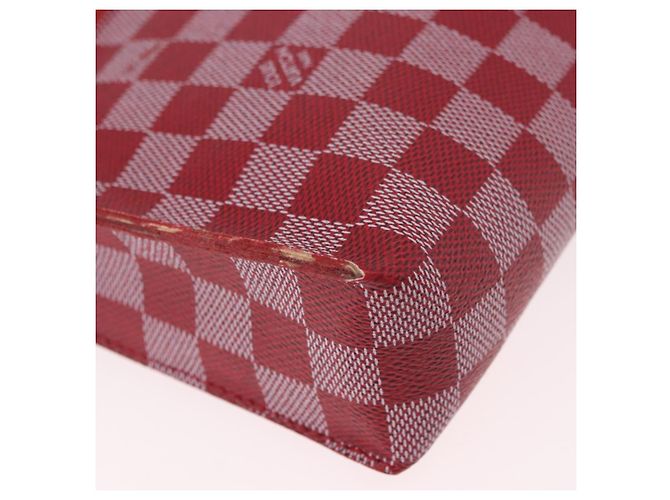 LOUIS VUITTON Damier Color Module Clutch Bag Carmine N41306 LV Auth 188805 - vista 15