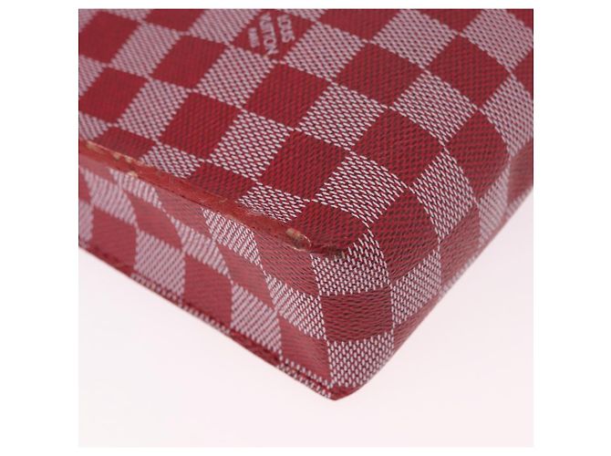 LOUIS VUITTON Damier Color Module Clutch Bag Carmine N41306 LV Auth 188805 - vista 17