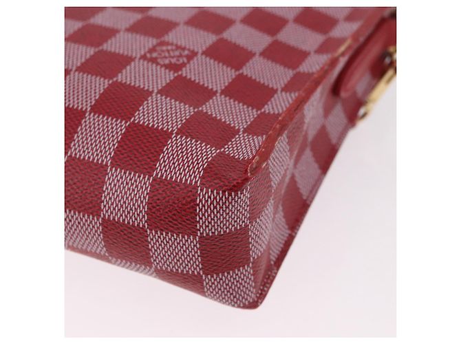LOUIS VUITTON Damier Color Module Clutch Bag Carmine N41306 LV Auth 188805 - vista 18