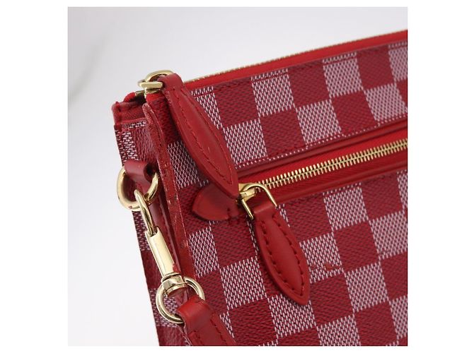 LOUIS VUITTON Damier Color Module Clutch Bag Carmine N41306 LV Auth 188805 - vista 20
